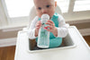Dr. Brown’s Milestones Narrow Sippy Bottle, 8oz/250mL, 6m+ - Flamingo