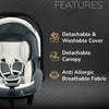 R For Rabbit Picaboo Sportz 3-in-1 Convertible Carry Cot Light Grey