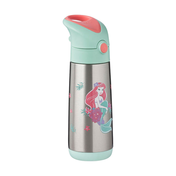 B Box Insulated Drink Bottle Sipepr 500 Ml - Disney Mermaid