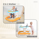 R For Rabbit Baby Walker Little Feet Sportz Orange Blue