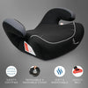 R For Rabbit Little Jack Elite Booster Car Seat For 3 to 12 Black Grey
