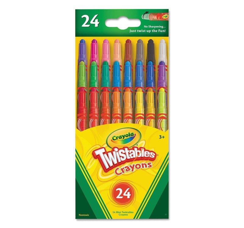 Crayola Mini Twistables Crayons Pack of 24 Multicolour
