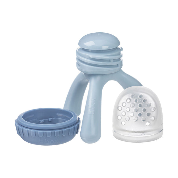 b.box Silicone Fresh Food Feeder – Lullaby Blue
