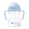 B Box Weighted Straw Sippy Cup 240Ml - Bubblegum Light Blue
