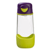 B Box Tritan Sport Spout Drink Bottle 450Ml - Passion Splash Purple Green