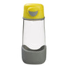 B Box Tritan Sport Spout Drink Bottle 450Ml - Lemon Sherbet Yellow Grey