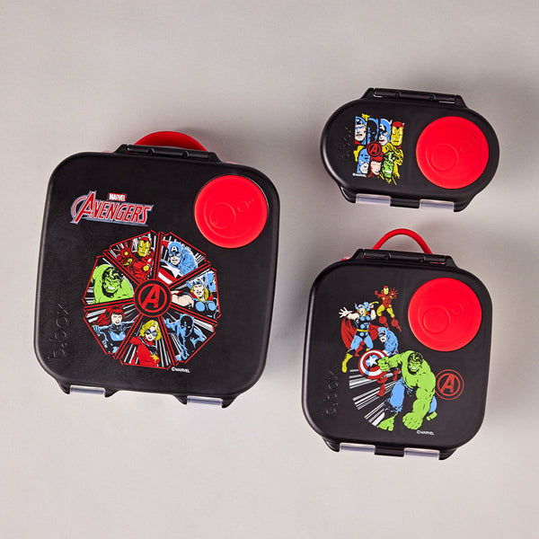 b.box Marvel Avengers Mini Lunchbox 1L – Leakproof Bento Box