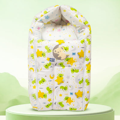 Mee Mee Baby Warm Sleeping Bag & Padded Travel Carry Nest 0M+ – Green