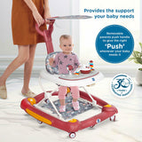 Mee Mee 2-in-1 Baby Walker & Rocker 6–18M Up to 15kg – Red