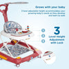Mee Mee 2-in-1 Baby Walker & Rocker 6–18M Up to 15kg – Red