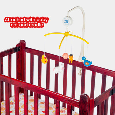 Mee Mee Musical Animal Cot Mobile 4 Toy Safari Theme – Multicolor