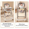 R For Rabbit Marshmallow Smart High Chair For Kids 2-in-1 Abstract Grey