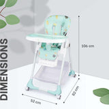 R For Rabbit High Chair Marshmallow Candy Blue