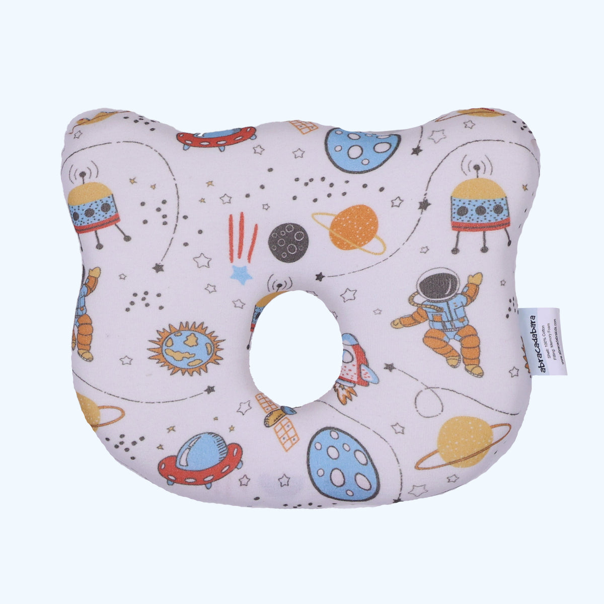 Abracadabra Rocketman Memory Foam Baby Pillow – Blue