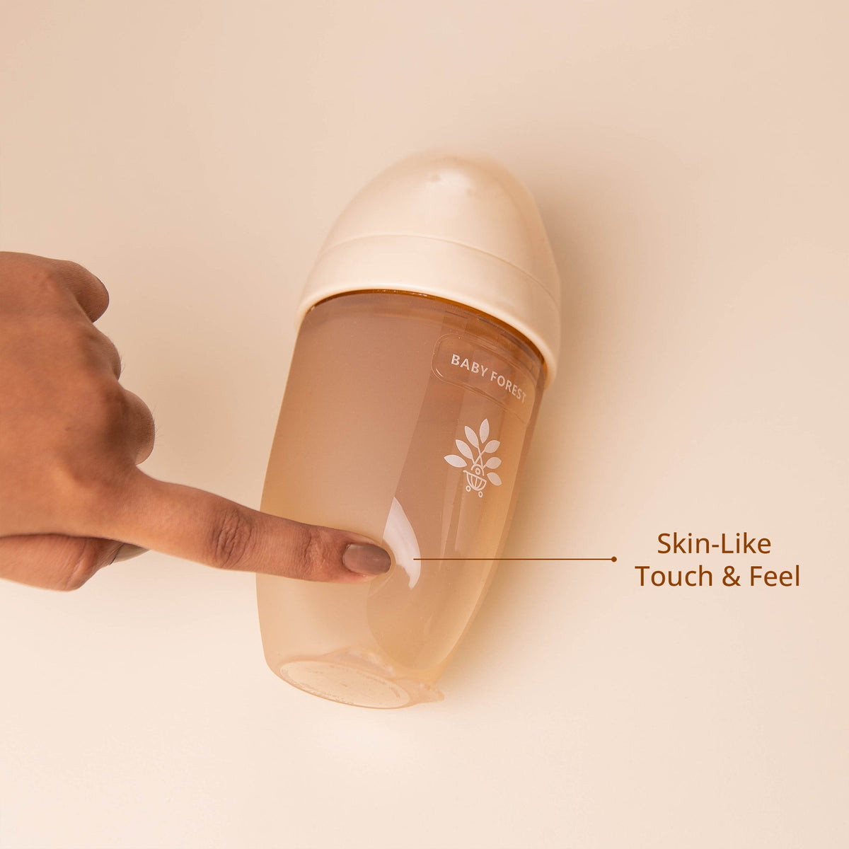 Baby Forest Laad Pyaar Silicone Feeding Bottle 260 ml – Medium Flow
