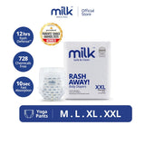 MILK Baby Diaper Yoga Pants, Size XXL (24 Pcs) 18-25 Kgs, Carton Box