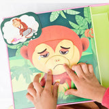 Chalk and Chuckles Monkey Expressions Feelings Puzzle 26.7 × 21.6 × 4.6 cm Multicolor