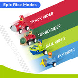 R For Rabbit Orapple Rider BPA-Free Set of 4 Push Toy Multi 1 12M+