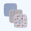 Abracadabra Muslin Wipes Set of 3 Rocketman
