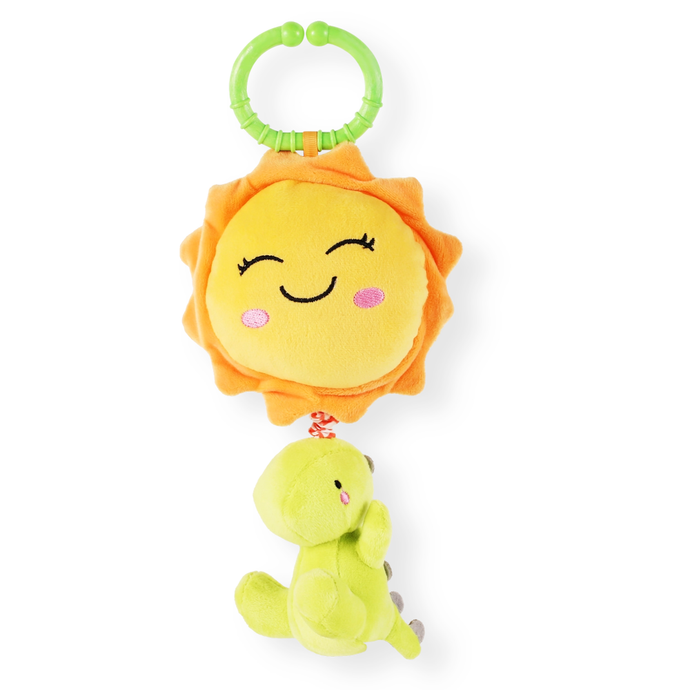 Nuluv Playtime Dino Musical Soft Toy 22 cm Yellow