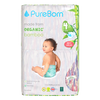 PureBorn Organic Bamboo Diapers Assorted Print Size 4 48 Count (7-12 Kg)