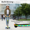 R for Rabbit Road Runner Stellar LED Scooter with Bluetooth Music 3Y+ Neon Black