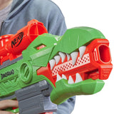 Nerf DinoSquad Rex-Rampage Motorized Dart Blaster 10-Dart Clip 8Y+ – Multicolor