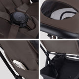 Silver Cross Nia Compact Travel Stroller Birth to 22 kg Chocolate