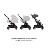 Silver Cross Nia Compact Travel Stroller Birth to 22 kg Chocolate