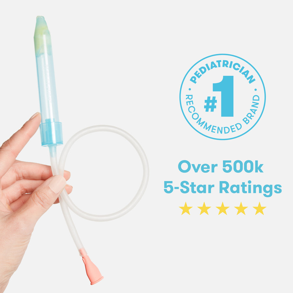 Nasal Aspirator Frida Baby NoseFrida The SnotSucker with 24 Hygiene Filters 0M+ – Blue