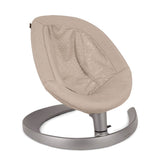 Nuna LEAF Grow Baby-to-Big-Kid Bouncer with Toy Bar – Biscotti