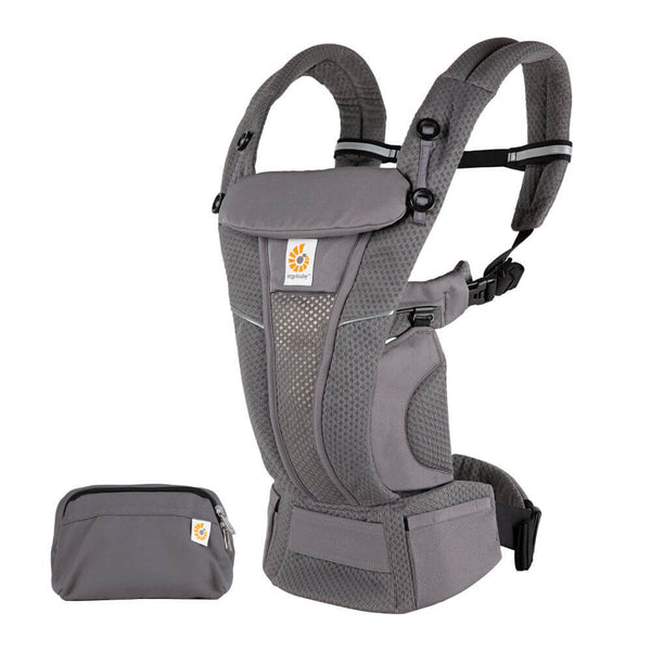 Ergobaby Carrier Omni Breeze Baby SoftFlex Mesh - Graphite Grey
