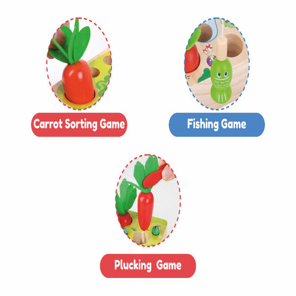 Open Ended 3 In 1 Magnetic Fishing Game 3 Years+