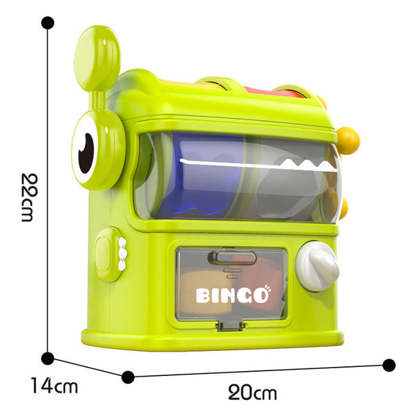 Open Ended Dino Feeder - Montessori Sensory Shape Sorter 12 Months+