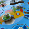 Open Ended Giant Peg Puzzle - Sea Animals 18 months+