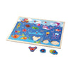 Open Ended Giant Peg Puzzle - Sea Animals 18 months+