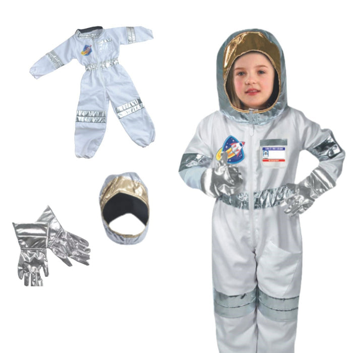Open Ended Premium Costume Role Play - Astronaut 3-7 Years