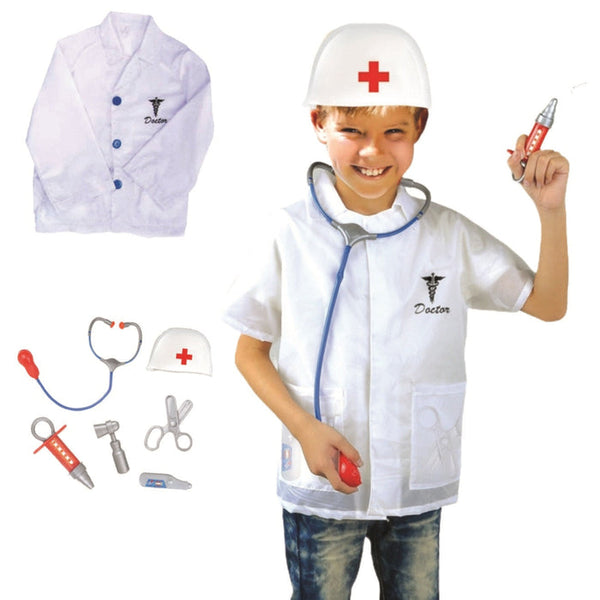 Open Ended Premium Costume Role Play Set - Doctor 3-7 Years
