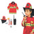 Open Ended Premium Costume Role PlaySet - Fireman 3-7 Years