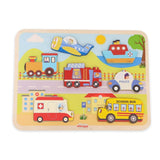Open Ended Chunky Puzzle - Vehicles