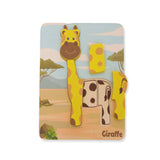 Open Ended Toddler's First 6 In 1 Puzzle - Animals 27Pcs