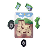 Open Ended Toddler's First 6 In 1 Puzzle - Vehicle 6 puzzles 32PCS 18M+