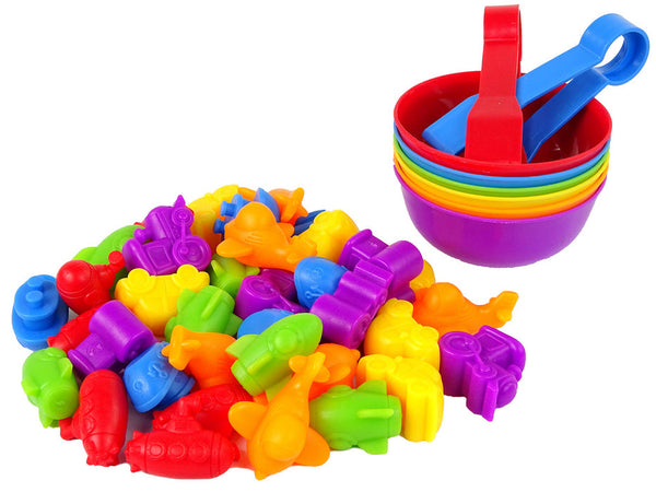 Open Ended Vehicle Lab Montessori Sorting Toy (44 Pcs) 2 Years+