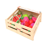 Open Ended Wooden Cutting Set 2- Fruits & Veggies (7 pcs set) 3 Years+
