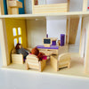Open Ended Wooden Dollhouse - Redwood Cottage