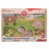 Open Ended Wooden Sound Puzzle - Farm