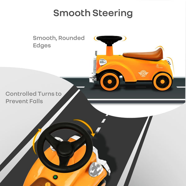 R for Rabbit Speedster Royal Ride-On Car One Size Orange Brown