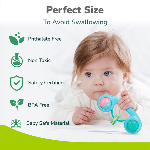 R For Rabbit Orapple Jingle Joy BPA-Free Rattle Set