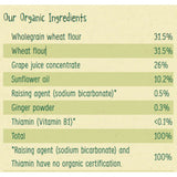 Organix Organic Gingerbread Men Biscuits Toddler Snacks – 12+ Months, 135g