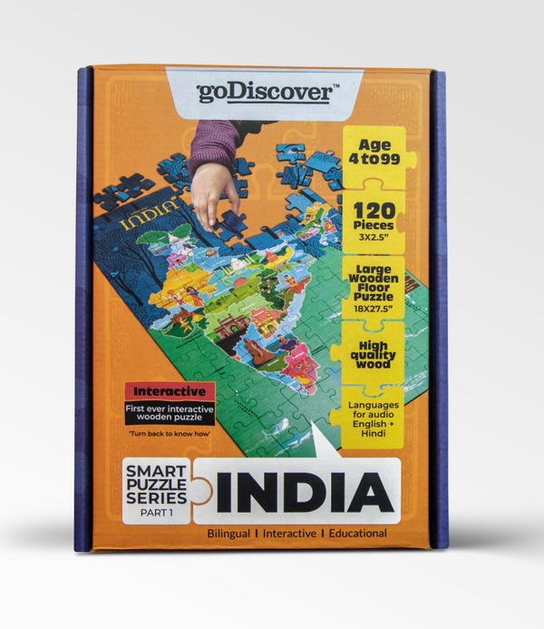 Go Discover Map of India Puzzle